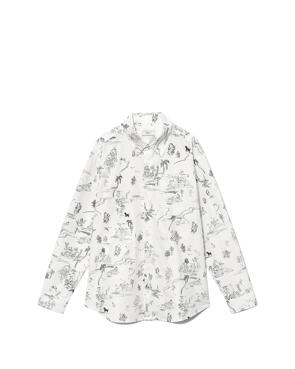 (clearance) Drawing Oversized Shirt